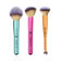 YOUR HEAVENLY LUXE LIMITED-EDITION 3-PC BRUSH SET WITH BAG (SET DE BROCHAS + COSMETIQUERA)